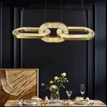 Ava függesztett gyűrűs lámpa arany (kiállított)