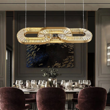 Ava függesztett gyűrűs lámpa arany (kiállított)