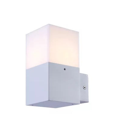 Kültéri fali lámpa 1xE27 max.13w IP44 fehér 110x78x160mm 5év