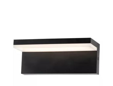 Kültéri fali lámpa 10w 1000lm CCT.kap IP54 Fekete 210x90x82mm 3év
