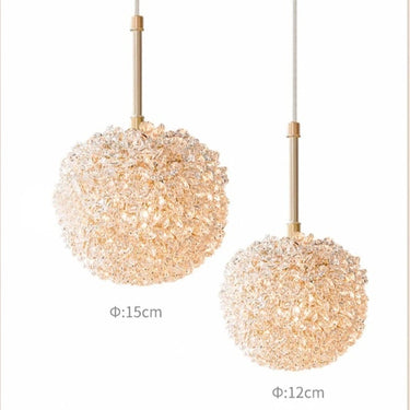 PANDORA gömb alakú függőlámpa arany (több méretben)
