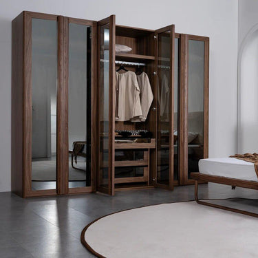 Capella hálószoba szekrény sötétbarna