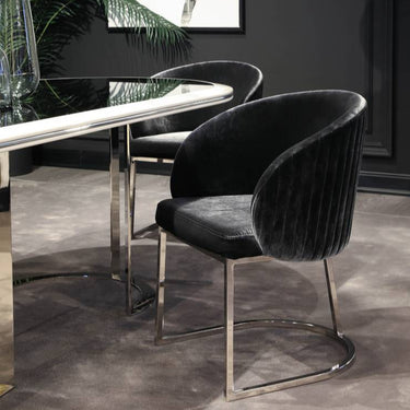 Carla étkezőszék sötétszürke