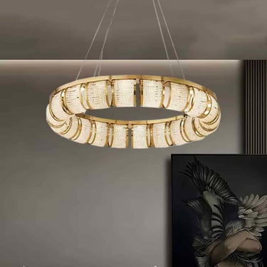 Cila Paloma mennyezeti lámpa arany-kristály (több méretben)