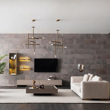 Eva könyvespolc fém panel (2 db) bézs