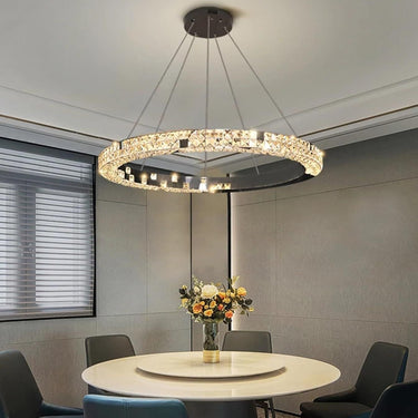 CRYSTAL függőlámpa kristály-ezüst 40 cm