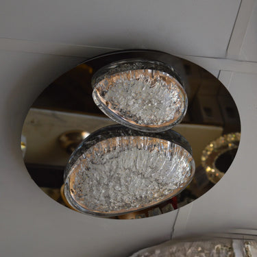 CELESTIA mennyezeti lámpa arany+akril kicsi 40x20 cm