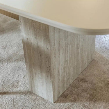 Dante étkezőasztal ekrű