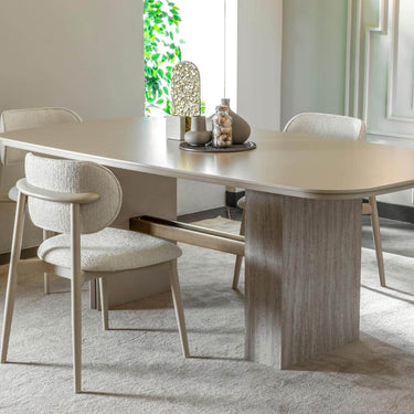 Dante étkezőasztal ekrű