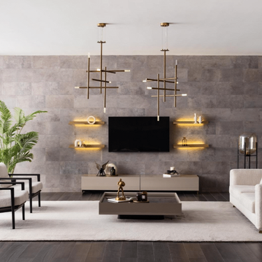 Eva könyvespolc fém panel (2 db) bézs