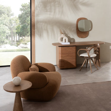 SOHO sminkasztal (tükör nélkül) világosbarna