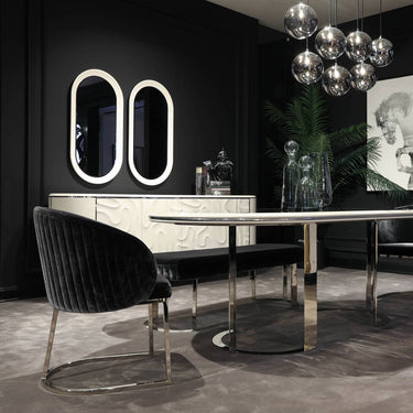 Carla étkezőszék sötétszürke