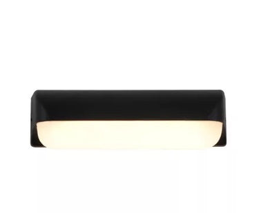Kültéri fali lámpa 12w 1200lm 3000k 180° IP65 262×67×98mm fekete