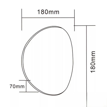 Kültéri fali lámpa 12w 1000lm 4000k 80° IP65 fehér