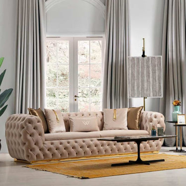 Empirio chesterfield kanapé 3 személyes kiállított