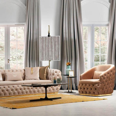 Empirio chesterfield fotel (több színben)