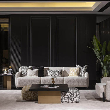 Etro 4 személyes kanapé bézs