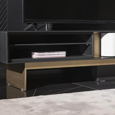 Etro TV szekrény jobbos/balos fekete-fehér