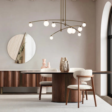 Florida étkezőasztal 180 cm sötétbarna