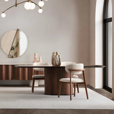 Florida étkezőasztal 180 cm sötétbarna