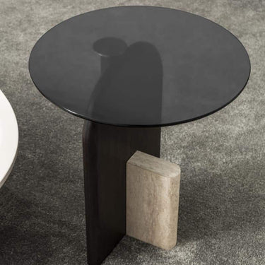 Fin lerakóasztal sötétbarna