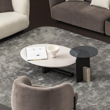 Fin lerakóasztal sötétbarna