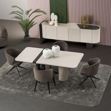 Fin étkezőszék sötétbarna