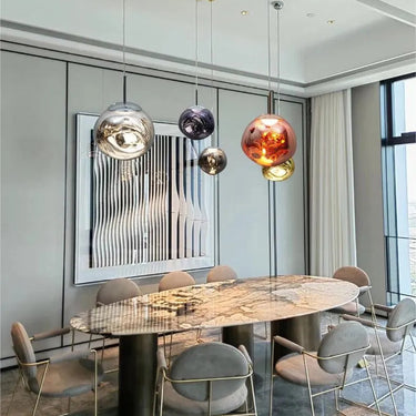 Dixi függőlámpa 38 cm borostyán