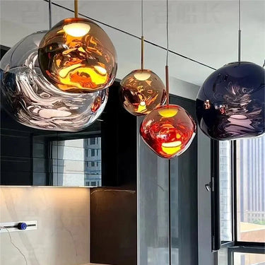 Dixi függőlámpa 38 cm borostyán