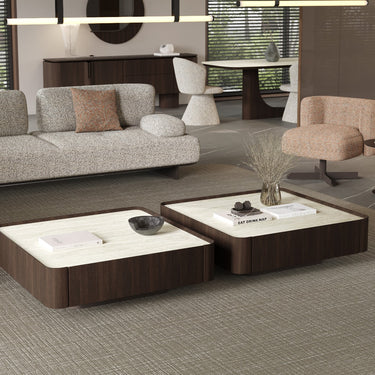 FORESTA dupla dohányzóasztal barna