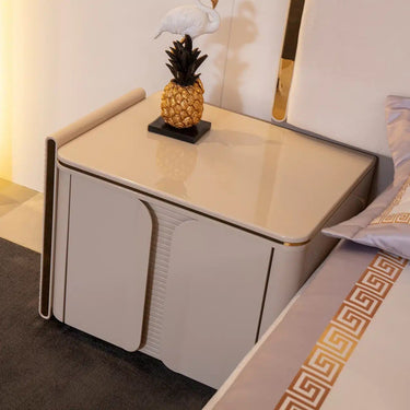 Galaxy éjjeliszekrény bézs- arany