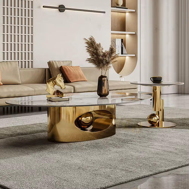Glam Gold Ball Dohányzóasztal Szett