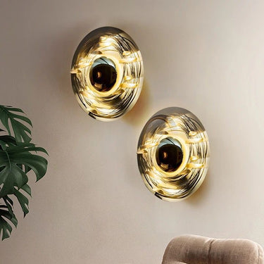 Art Gitta Sunny kerek fali lámpa arany (több méretben)