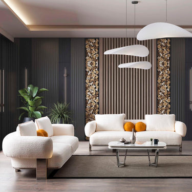 My Golden kanapé szett fehér 3-3-1-1