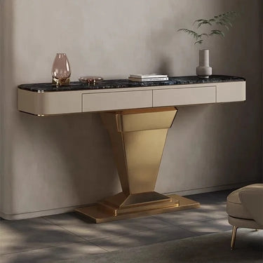 Steel Daniel konzolasztal fekete