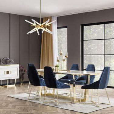 Glória  étkezőasztal márvány 211 cm