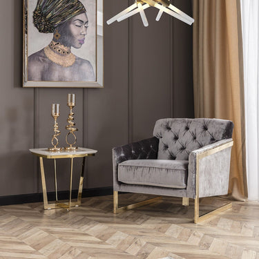 Glória lerakóasztal márvány