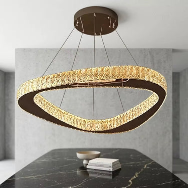 ALLE Arany Kristály Föggőlámpa 80cm