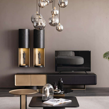 Grande TV szekrény fekete-arany