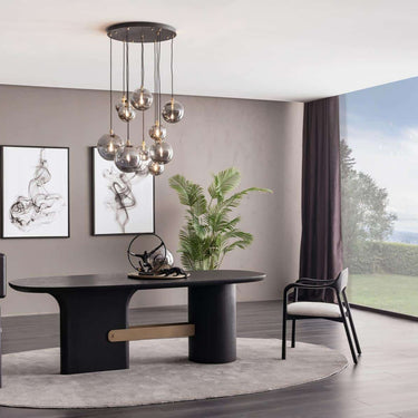 Grande étkezőszék fekete-fehér