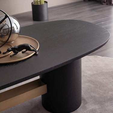 Etro étkezőasztal fekete 180 cm