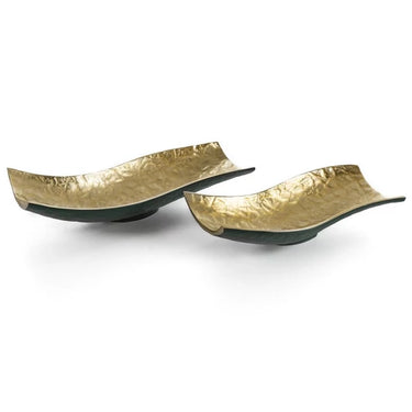 Pietro fém dísztál Arany 33x15x8 cm