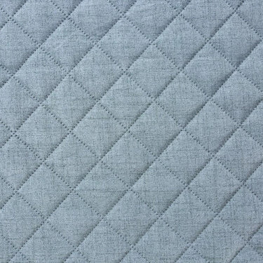Len1 kék ágytakaró vászon szerkezetű préselt mintás 170x210 cm