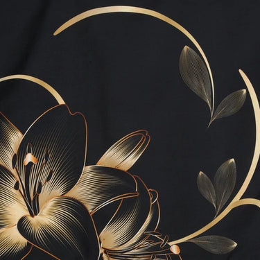 Victori mako-szatén ágyneműhuzat Fekete 160x200 cm - 70x80 cm 2db