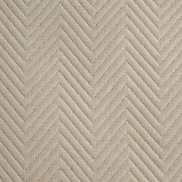 Len3 vászon szerkezetű préselt mintás ágytakaró Krémszín 170x210 cm