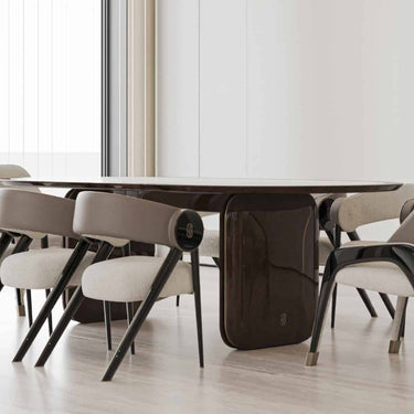 Oro szék Nr. 1 sötétbarna-fehér