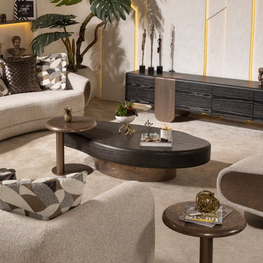 ATHINA dohányzóasztal sötétbarna