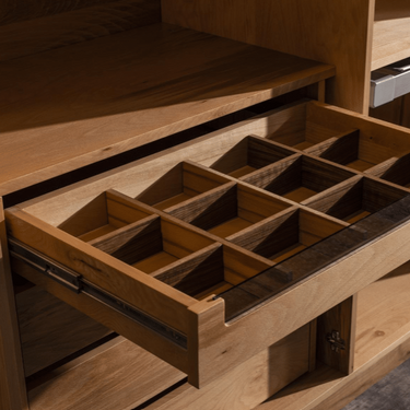 Karizma gardróbszekrény 6 ajtós  világosbarna