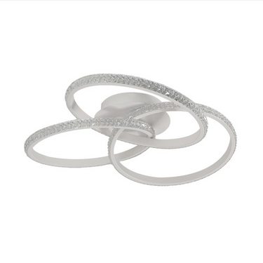 ELAN mennyezeti 3 gyűrűs lámpa fehér