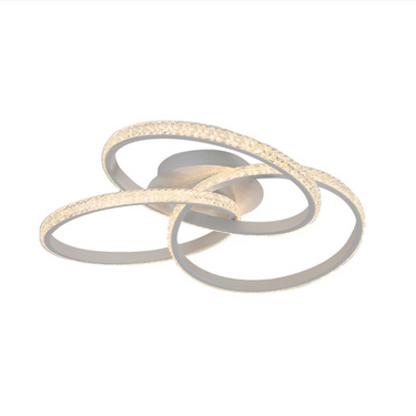 ELAN mennyezeti 3 gyűrűs lámpa fehér